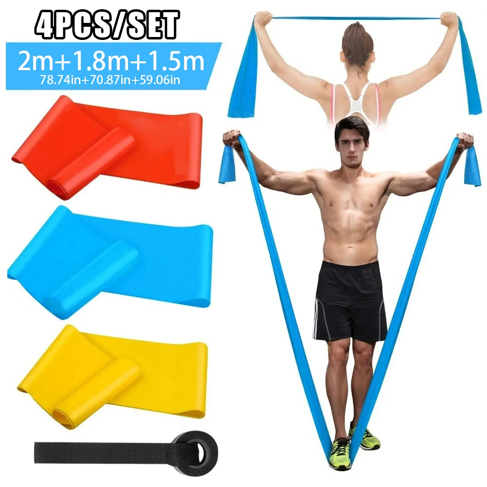 Crossfit Workout Gear - 4 pièces/ensemble bandes élastiques de Fitness