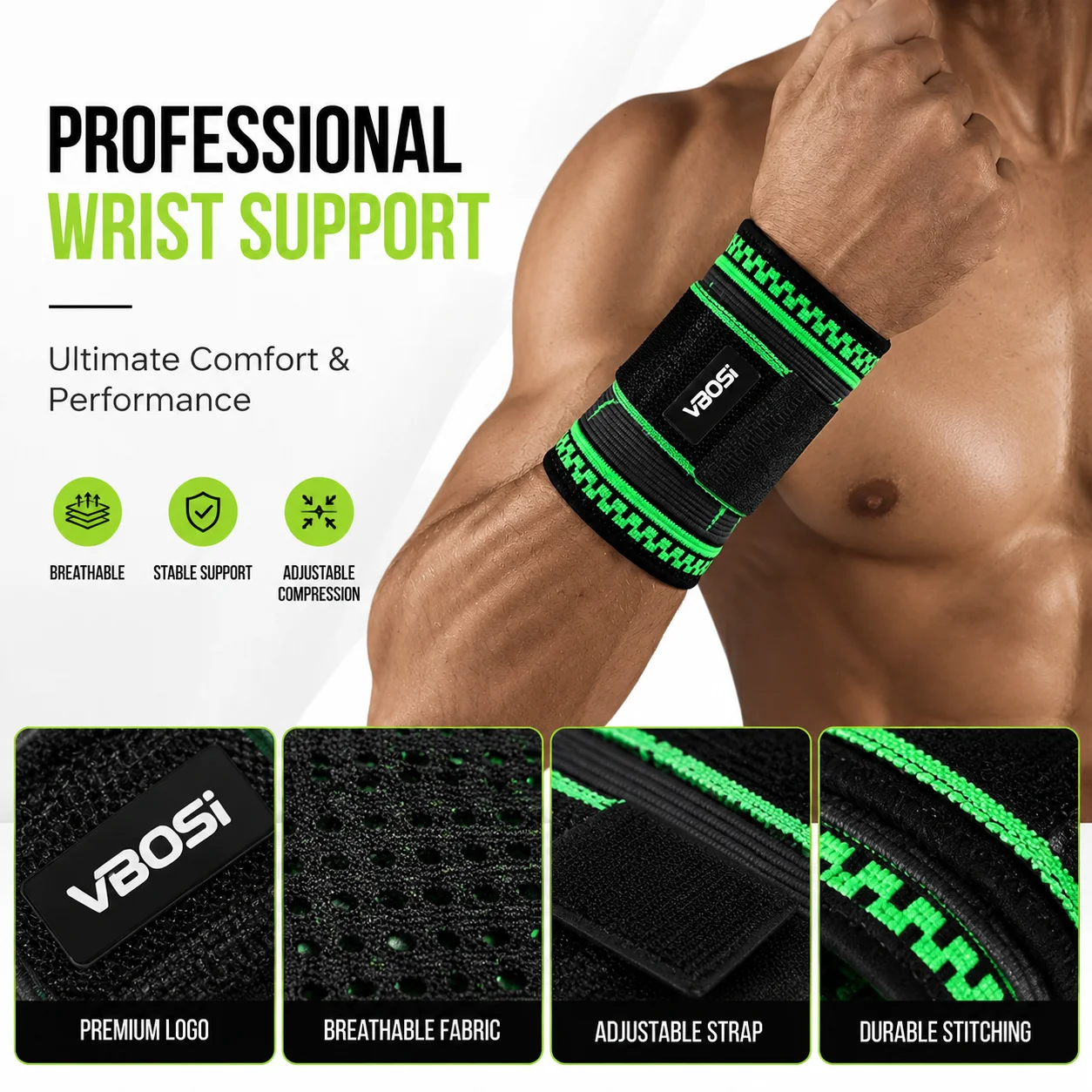 Attelles de poignet réglables  - Crossfit Workout Gear avis et prix