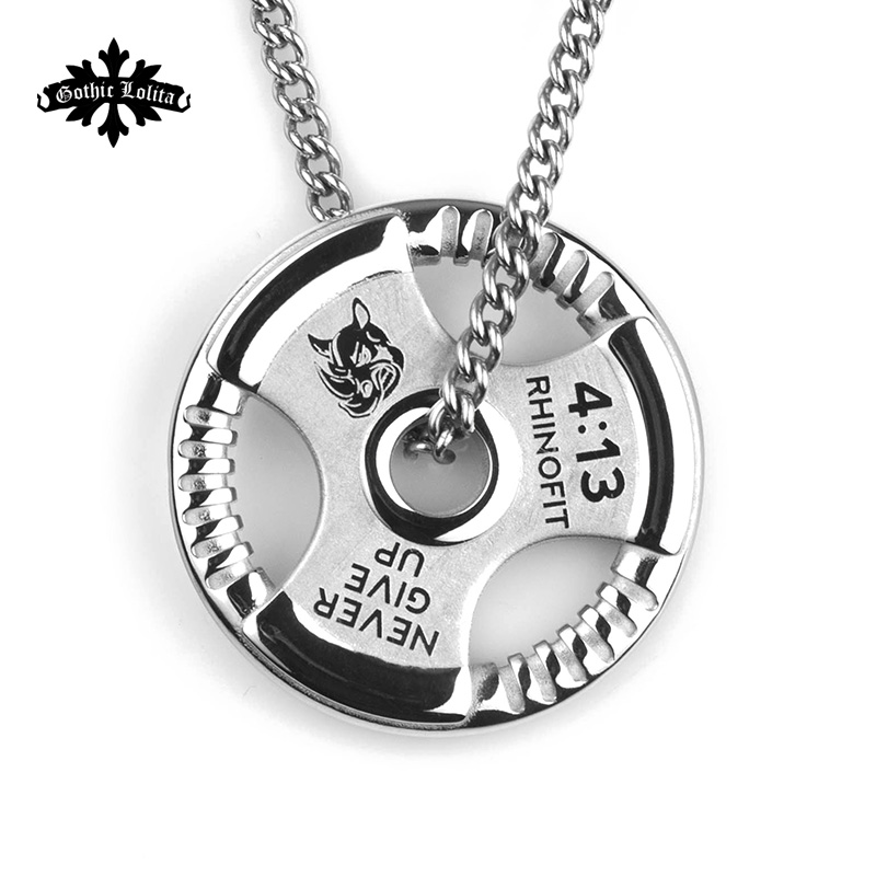 Pendentif d'haltère, plaque de - Crossfit Workout Gear avis et prix