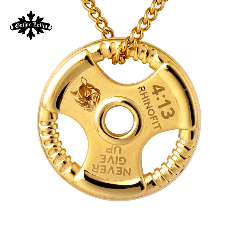 Pendentif d'haltère, plaque de - Crossfit Workout Gear avis et prix